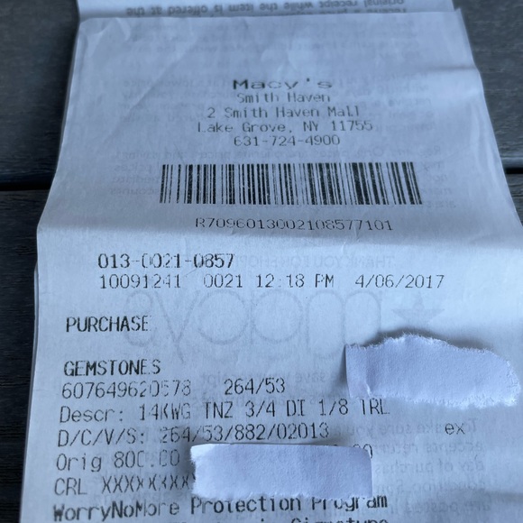 Tanzanite and diamond 14K white gold ring - Picture 10 of 10